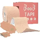 Boob Tape for Women with Nipple Pasties | Breast Lift Tape | Adhesive Body Tape for Push Up, Cleavage, Backless & Strapless Outfits ( 5m)