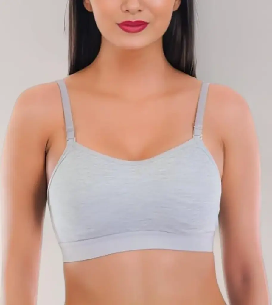 Women’s Seamless Everyday Bra | Non-Padded Non-Wired Cotton Bralette | Daily Wear Comfortable Bra